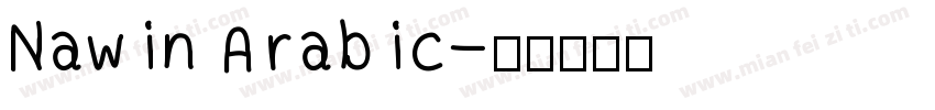 Nawin Arabic字体转换